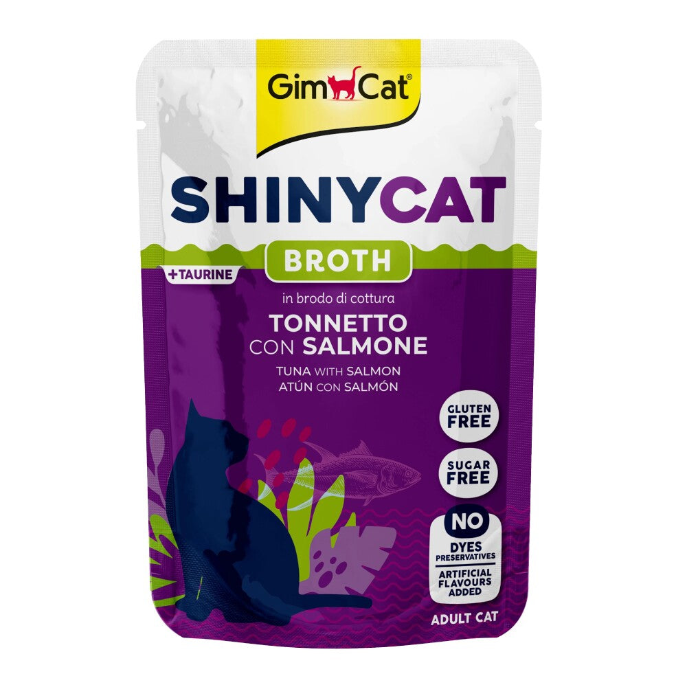 Gimcat Shinycat Ton Balığı Ve Somonlu Yetişkin Kedi Çorbası 70 GR | SRC: Barcode: 4002064416915